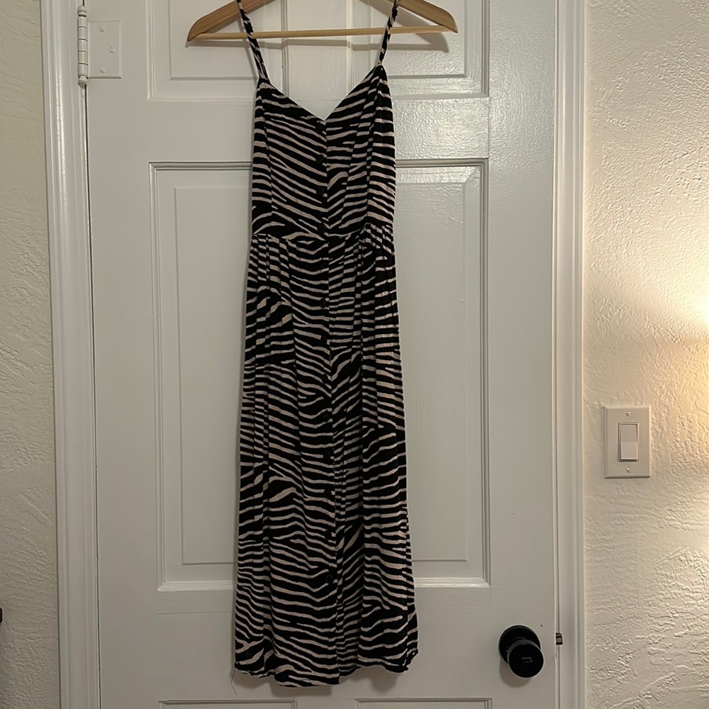 Animal print midi dress by H&M